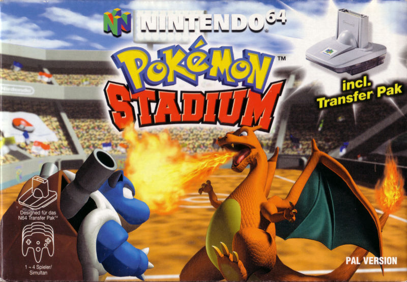 Front cover of Pokémon Stadium for Nintendo 64