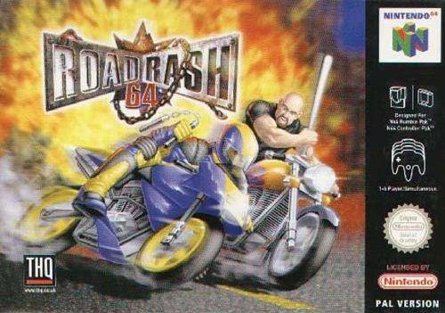 Front cover of Road Rash 64 for Nintendo 64