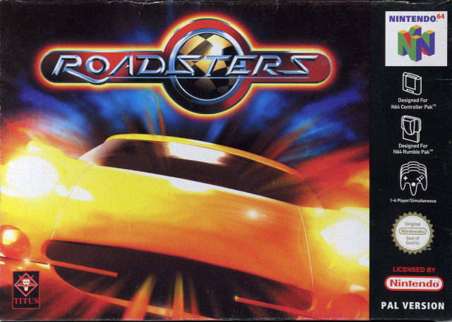Front cover of Roadsters for Nintendo 64
