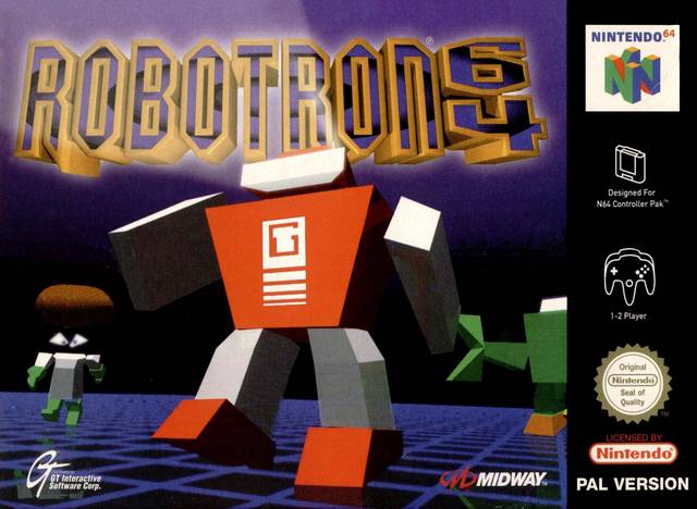 Front cover of Robotron 64 for Nintendo 64