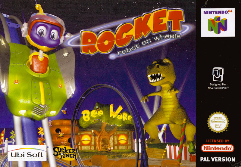Front cover of Rocket: Robot on Wheels for Nintendo 64