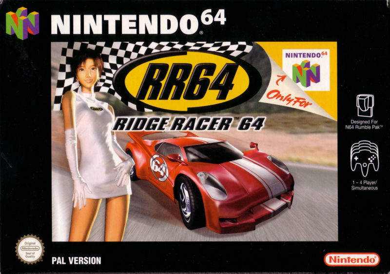 Front cover of Ridge Racer 64 for Nintendo 64