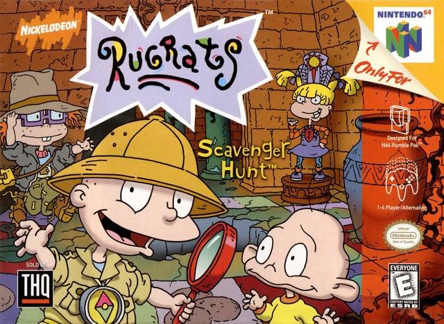 Front cover of Rugrats: Scavenger Hunt for Nintendo 64