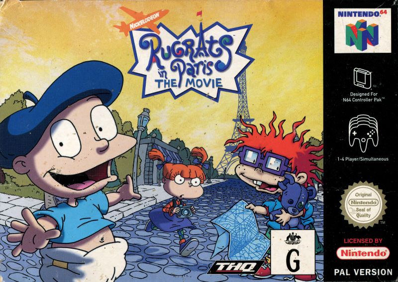 Front cover of Rugrats in Paris: The Movie for Nintendo 64