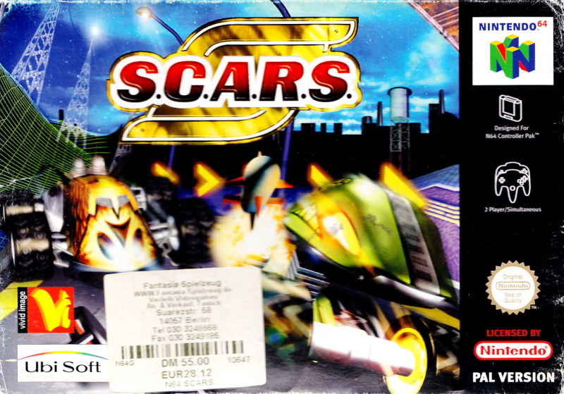 Front cover of S.C.A.R.S. for Nintendo 64