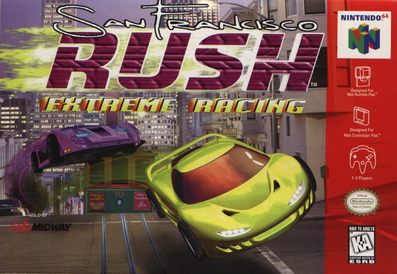 Front cover of San Francisco Rush: Extreme Racing for Nintendo 64