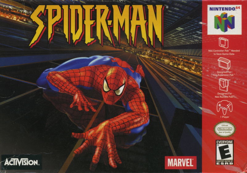 Front cover of Spider-Man for Nintendo 64