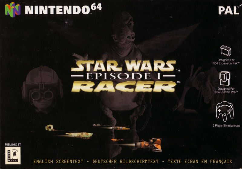 Front cover of Star Wars: Episode I - Racer for Nintendo 64