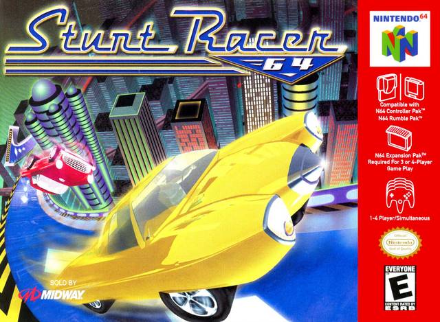 Front cover of Stunt Racer 64 for Nintendo 64