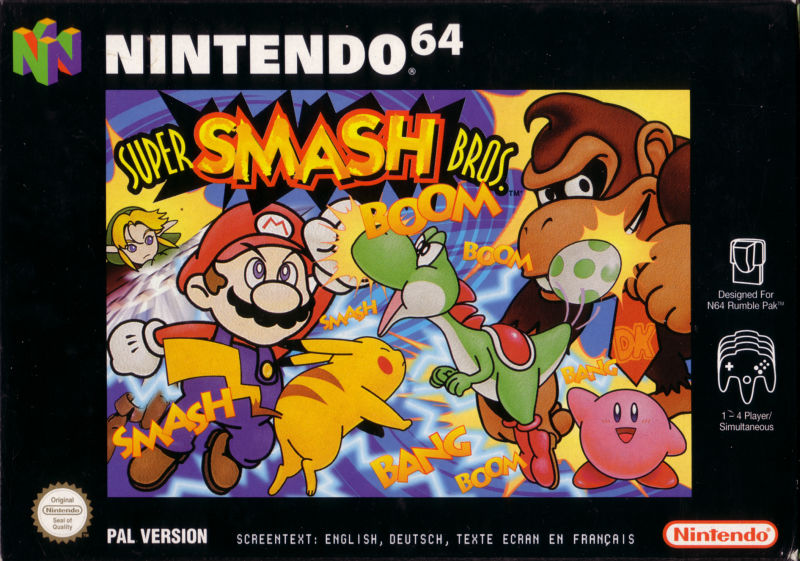 Front cover of Super Smash Bros. for Nintendo 64