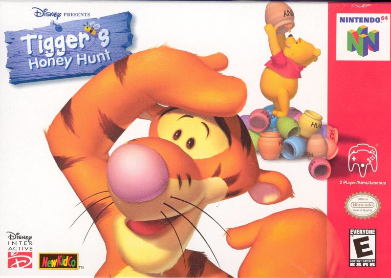 Front cover of Tigger's Honey Hunt for Nintendo 64