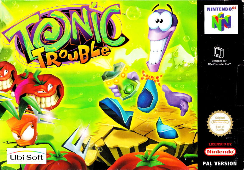 Front cover of Tonic Trouble for Nintendo 64