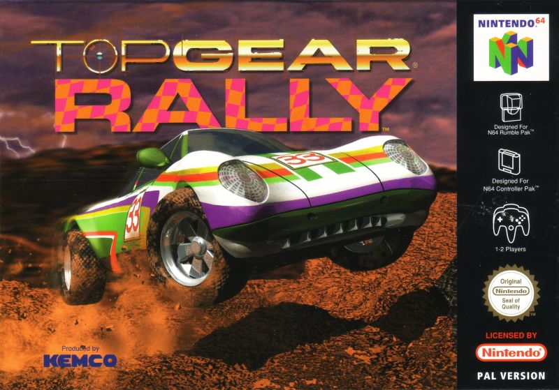 Front cover of Top Gear Rally for Nintendo 64
