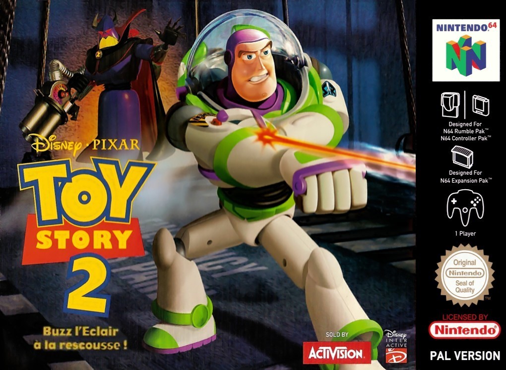 Front cover of Disney•Pixar Toy Story 2: Buzz Lightyear to the Rescue! for Nintendo 64