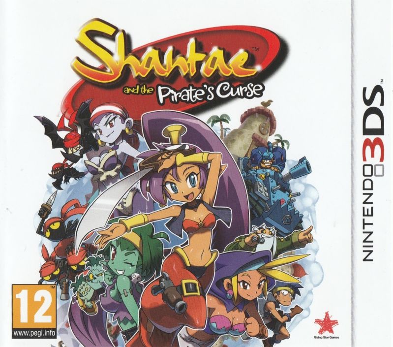 Front cover of Shantae and the Pirate's Curse for Nintendo 3DS