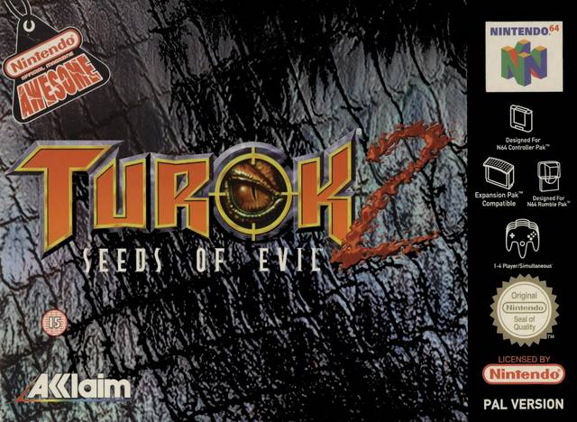 Front cover of Turok 2: Seeds of Evil for Nintendo 64