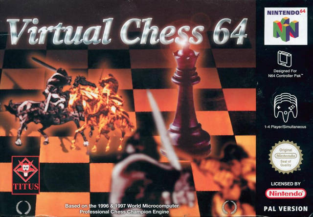 Front cover of Virtual Chess 64 for Nintendo 64