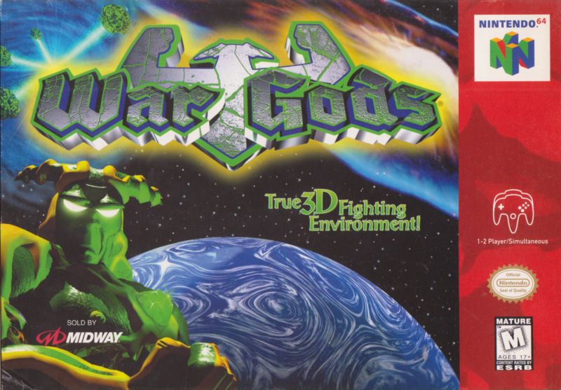 Front cover of War Gods for Nintendo 64