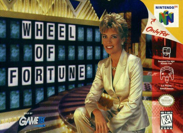 Front cover of Wheel of Fortune for Nintendo 64