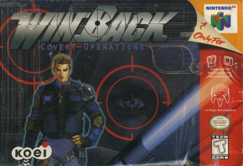 Front cover of WinBack: Covert Operations for Nintendo 64