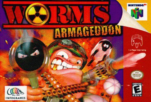 Front cover of Worms: Armageddon for Nintendo 64