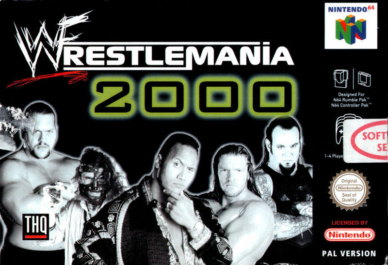 Front cover of WWF Wrestlemania 2000 for Nintendo 64
