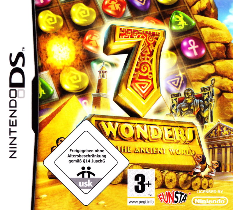 Front cover of 7 Wonders of the Ancient World for Nintendo DS