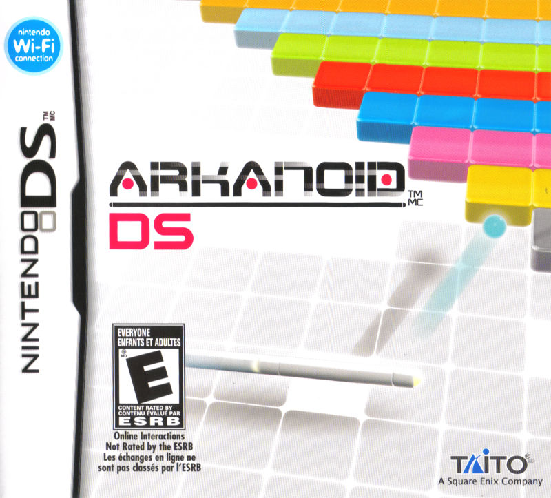 Front cover of Arkanoid DS for Nintendo DS