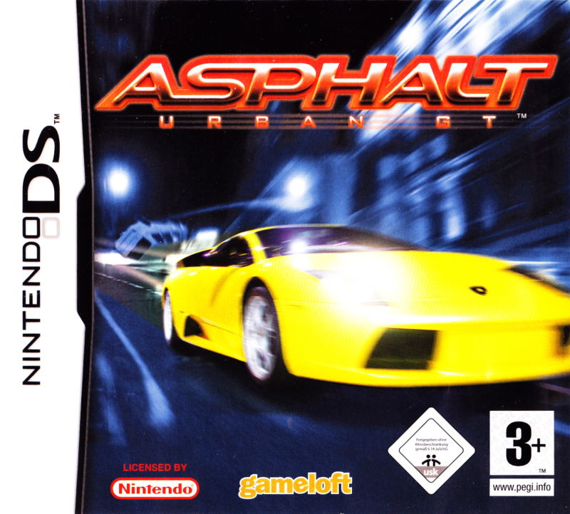 Front cover of Asphalt: Urban GT for Nintendo DS