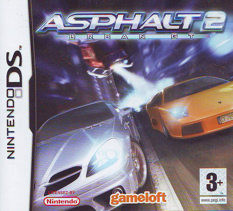 Front cover of Asphalt: Urban GT 2 for Nintendo DS