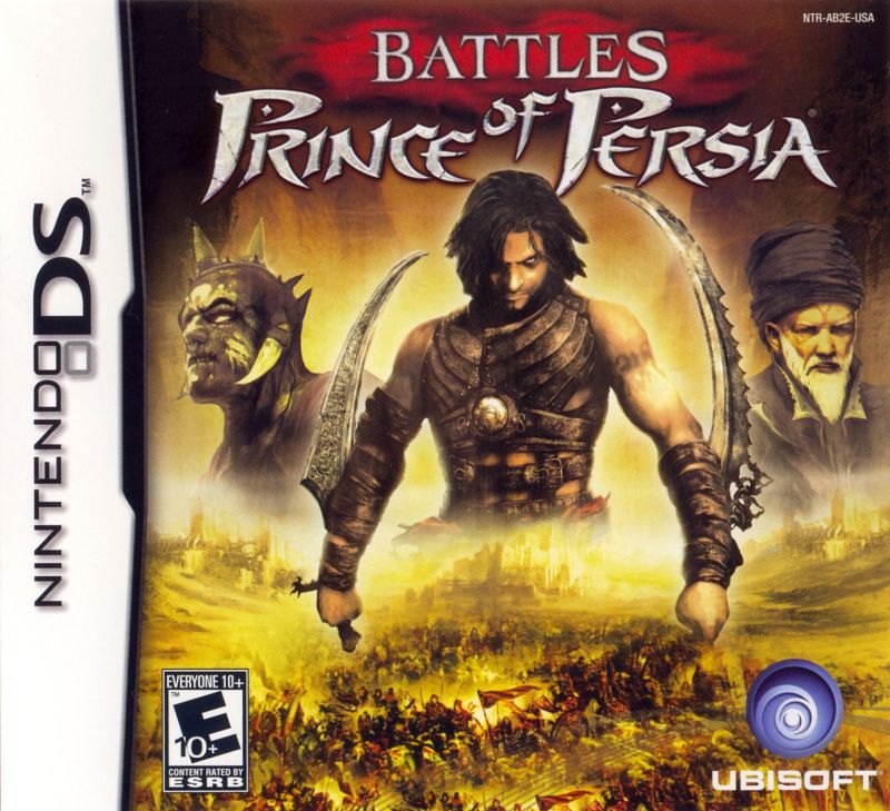 Front cover of Battles of Prince of Persia for Nintendo DS