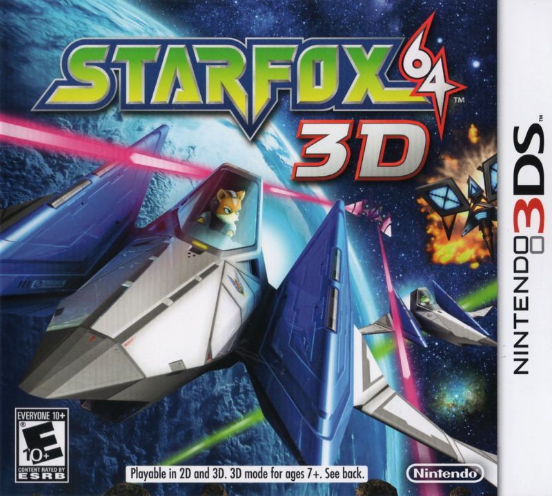 Front cover of Star Fox 64 3D for Nintendo 3DS