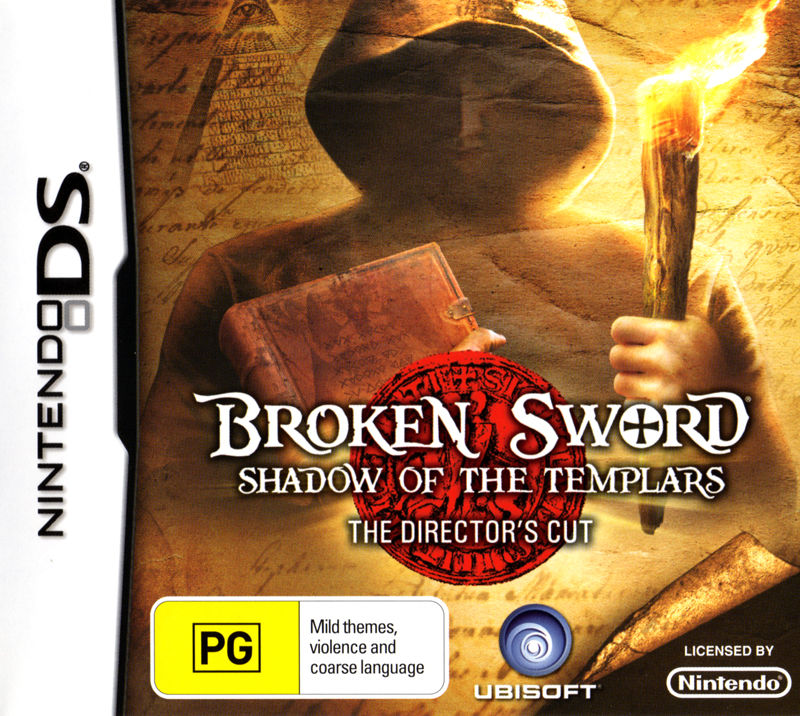 Front cover of Broken Sword: Shadow of the Templars - The Director's Cut for Nintendo DS