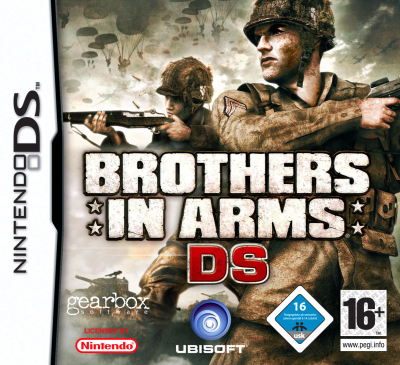 Front cover of Brothers in Arms DS for Nintendo DS