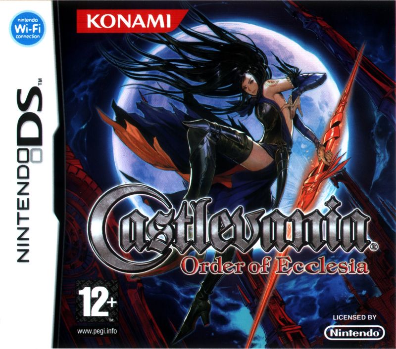 Front cover of Castlevania: Order of Ecclesia for Nintendo DS