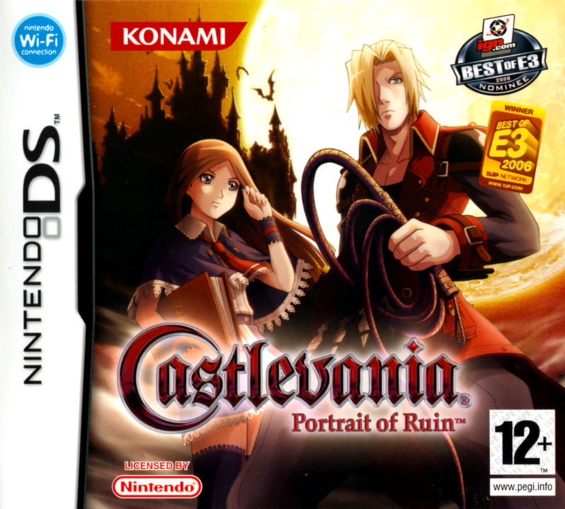 Front cover of Castlevania: Portrait of Ruin for Nintendo DS