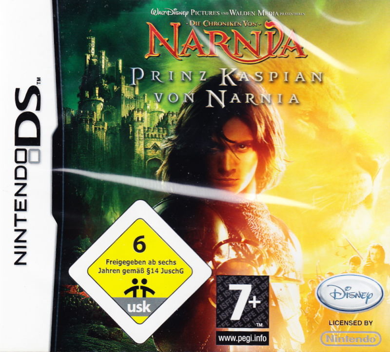 Front cover of The Chronicles of Narnia: Prince Caspian for Nintendo DS