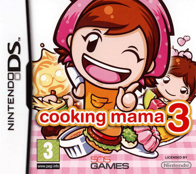 Front cover of Cooking Mama 3: Shop & Chop for Nintendo DS