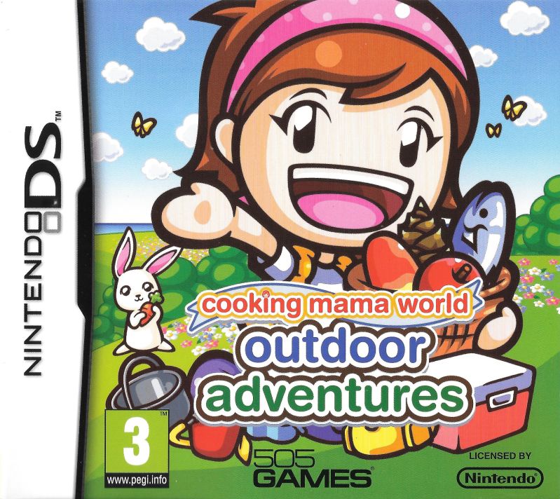 Front cover of Camping Mama: Outdoor Adventures for Nintendo DS