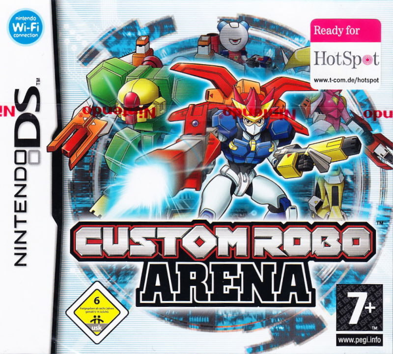 Front cover of Custom Robo Arena for Nintendo DS