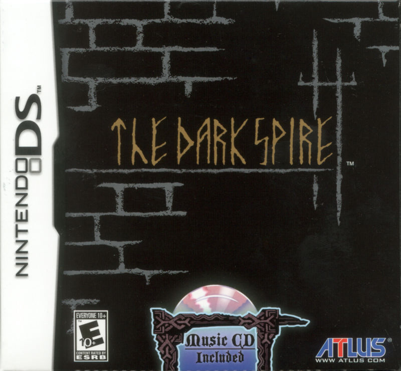 Front cover of The Dark Spire for Nintendo DS