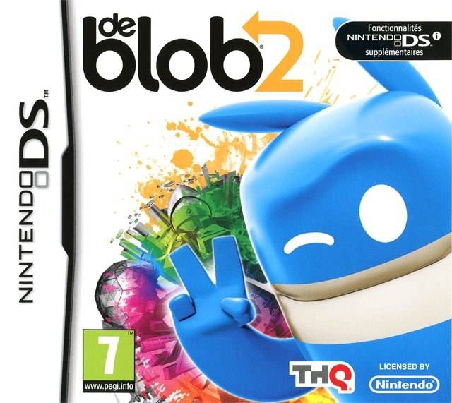 Front cover of de Blob 2 for Nintendo DS