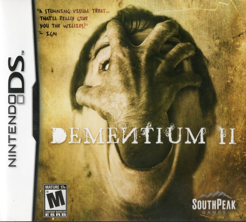 Front cover of Dementium II for Nintendo DS
