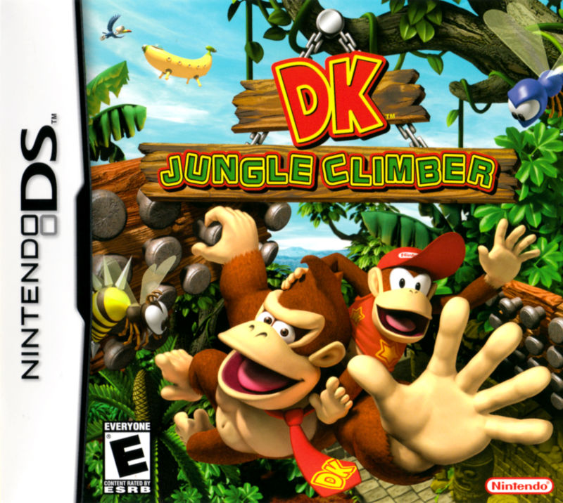 Front cover of DK: Jungle Climber for Nintendo DS