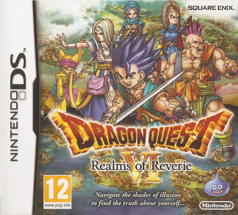 Front cover of Dragon Quest VI: Realms of Revelation for Nintendo DS