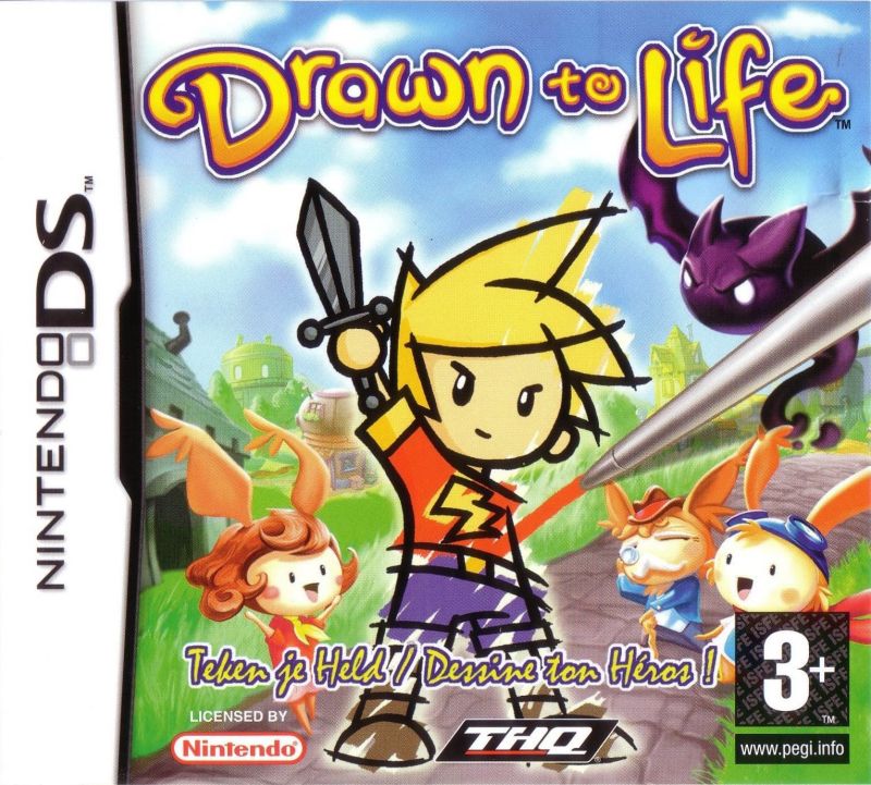 Front cover of Drawn to Life for Nintendo DS
