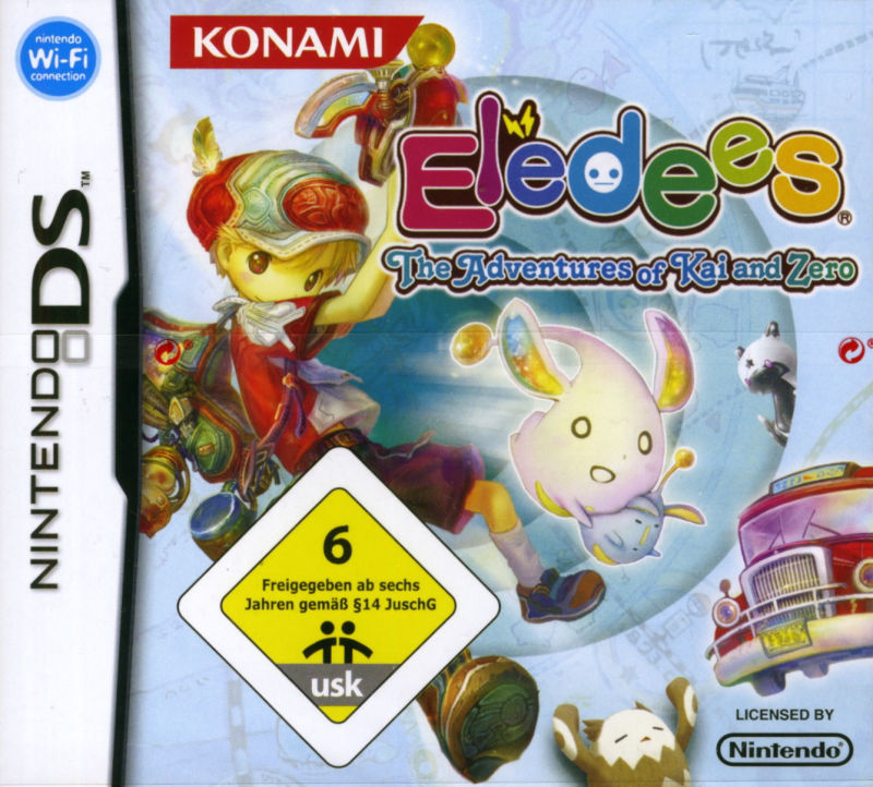 Front cover of Elebits: The Adventures of Kai and Zero for Nintendo DS
