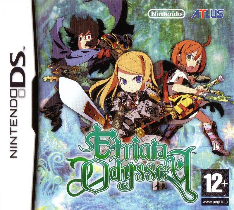Front cover of Etrian Odyssey for Nintendo DS