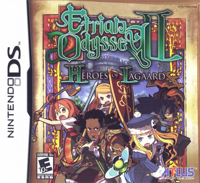 Front cover of Etrian Odyssey II: Heroes of Lagaard for Nintendo DS