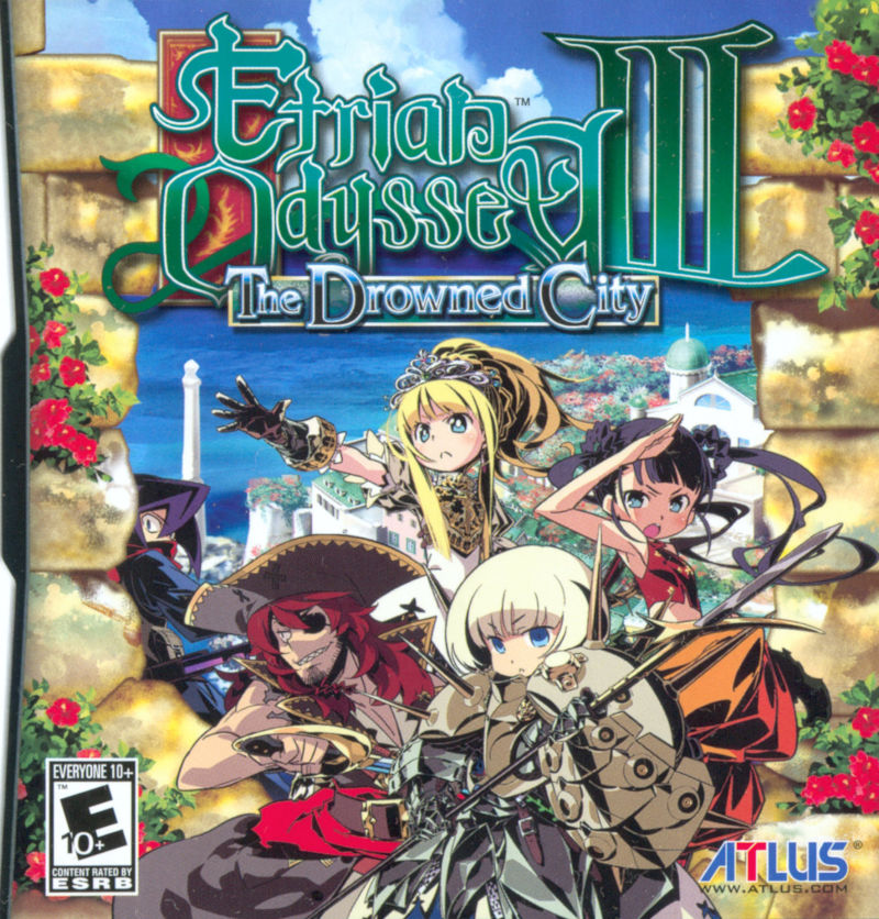 Front cover of Etrian Odyssey III: The Drowned City for Nintendo DS